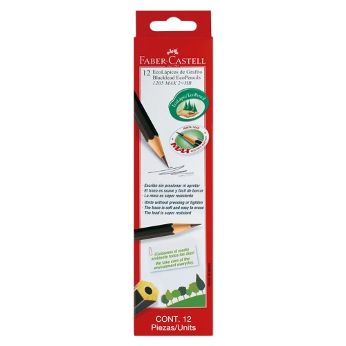 LAPIZ GRAFITO FABER 1205 NEGRO 