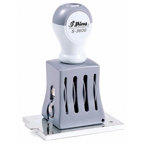 SELLO FECHADOR SHINY S-3600/1 CON PLACA 35X50MM