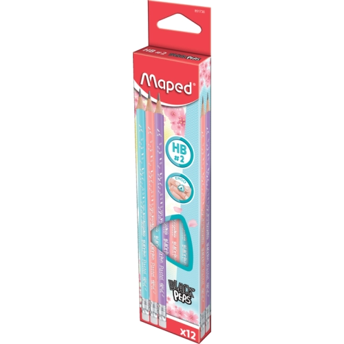 LAPIZ GRAFITO BLACKPEPS HB PASTEL CON GOMA