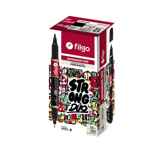 MARCADOR FILGO DOBLE PUNTA 042