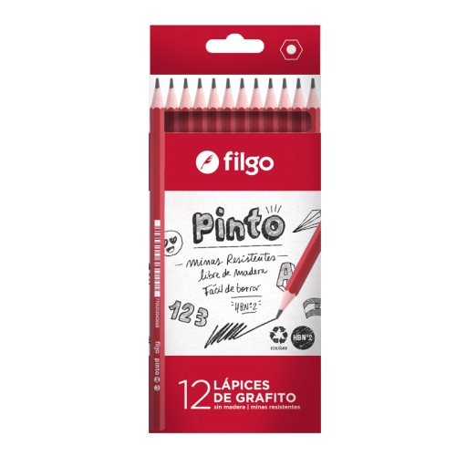 LÁPIZ GRAFITO FILGO PINTO HB 