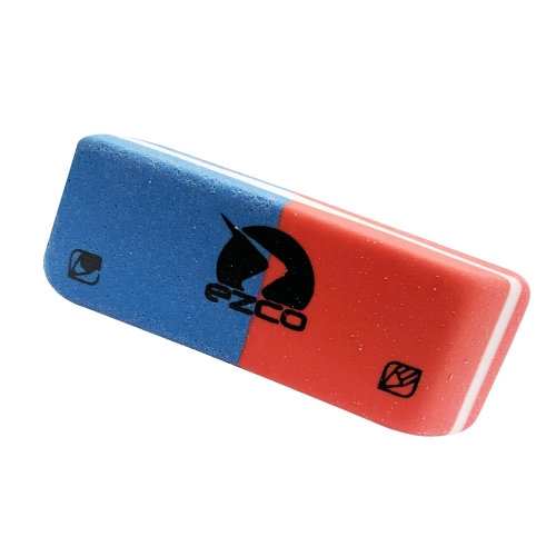 GOMA EZCO LAPIZ/TINTA (AZUL/ROJA) X40