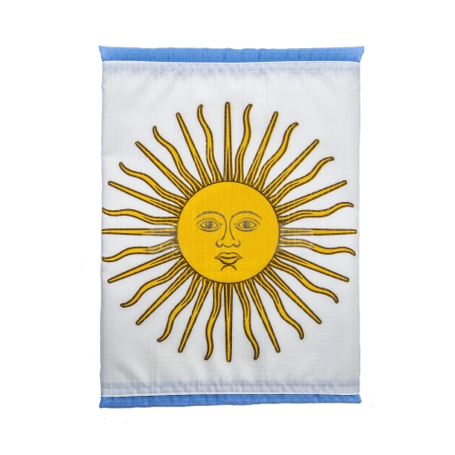 BANDERA ARGENTINA CON SOL 60X96CM NUEVO MILENIO