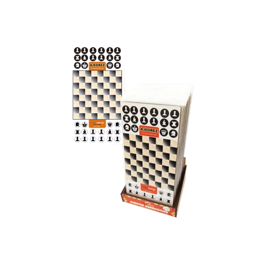 JUEGO AJEDREZ 15X30CM
