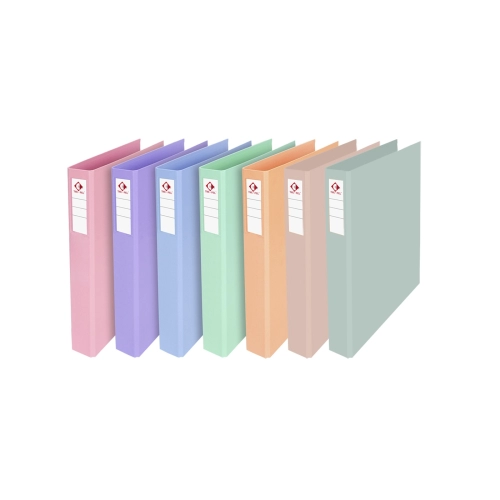 CARPETA A4 FORRADA 2X40 PASTEL THE-PEL
