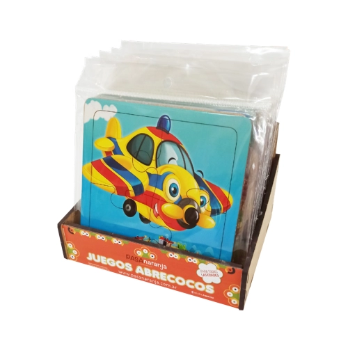 JUEGO PUZZLE 15X15CM X4 PIEZAS