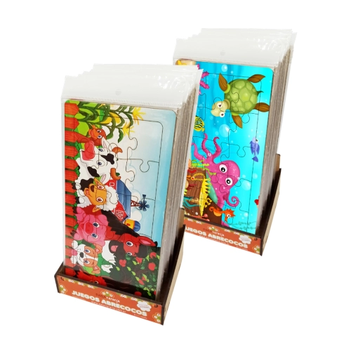 JUEGO PUZZLE 15X30CM X15 PIEZAS