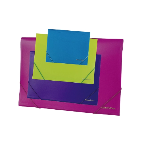 CARPETA A4 PLÁSTICA OPACA 3 SOLAPAS LAMA