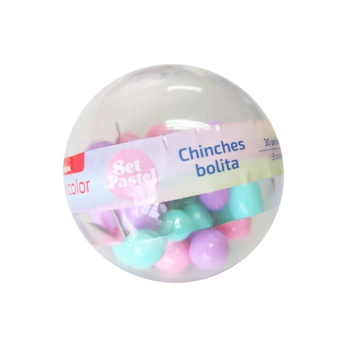 CHINCHES BOLITA PASTEL X30 SKYCOLOR