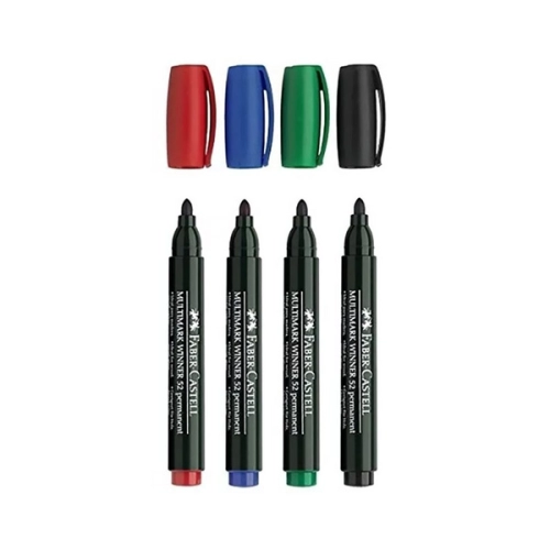 MARCADOR FABER PERMANENTE PUNTA REDONDA