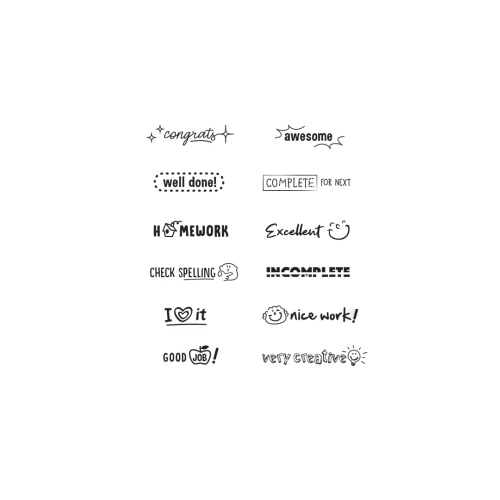 KIT SELLO + ALMOHADILLA INGLÉS