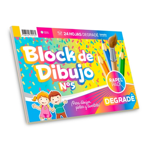BLOCK CARTULINA DEGRADE X24 HJS