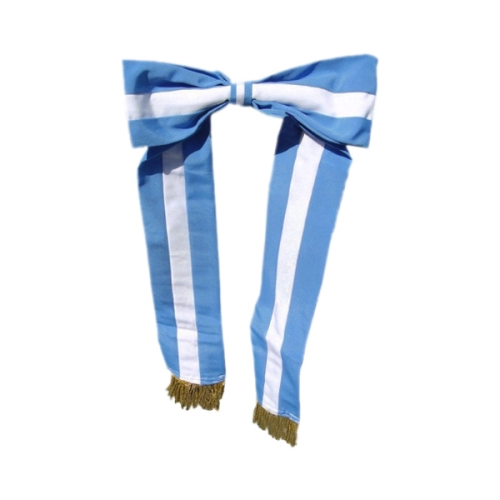 MOÑO CORBATA ARGENTINA PARA JARDÍN REGLAMENTARIO