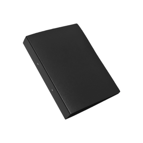 CARPETA A4 FIBRA NEGRA 2X40