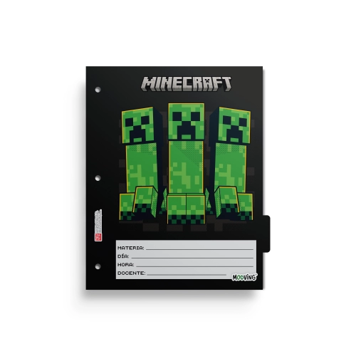 SEPARADOR ESCOLAR MOOVING MINECRAFT